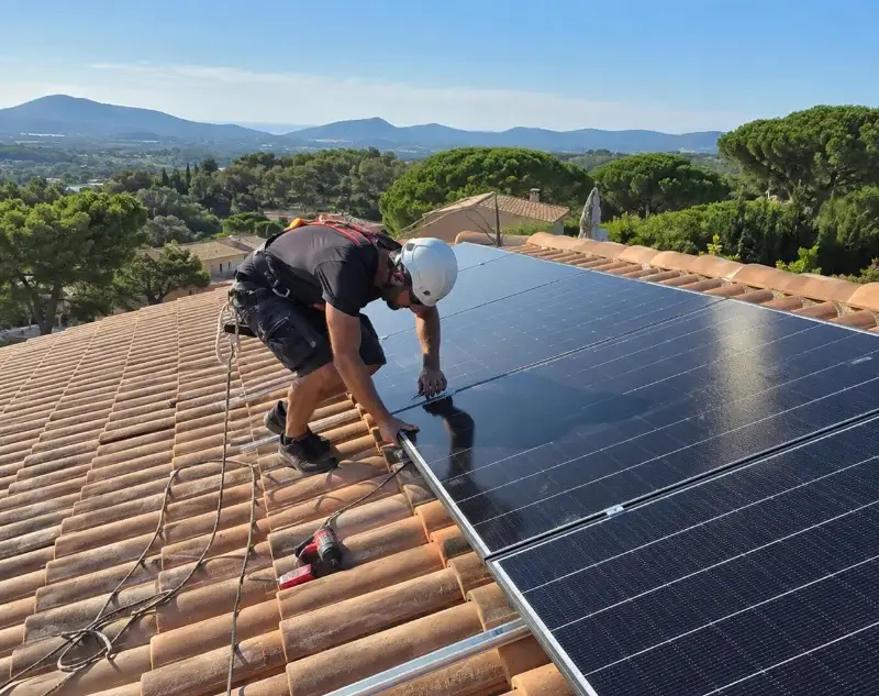 Installateur panneaux solaires Riboux — pose photovoltaïque sur toiture
