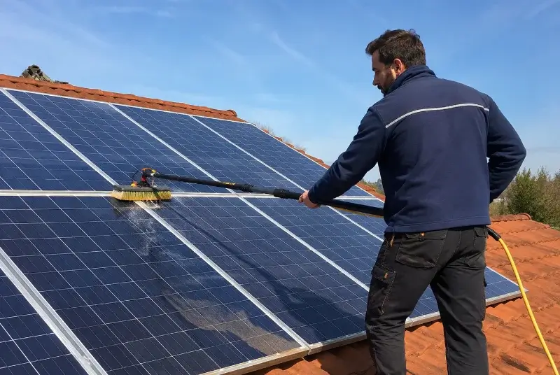 Nettoyage et entretien de panneaux solaires à Riboux